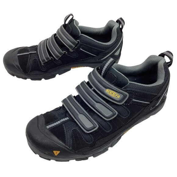 Keen Springwater Mountain Bike Mens 9 Leather Cycling Shoes With SPD Cleats - Picture 1 of 11